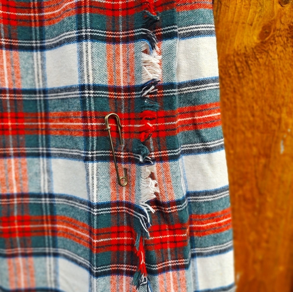 Vintage Rhapsody Scottish Pleated Tartan Pattern Skirt! - Picture 7 of 16